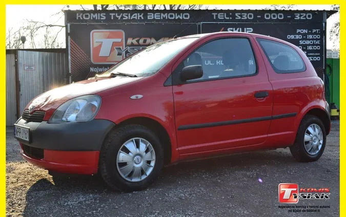 mazowieckie Toyota Yaris cena 3800 przebieg: 175000, rok produkcji 2000 z Warszawa